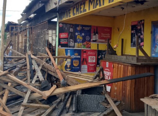 Lakota: Un incendie ravage les boutiques du grand carrefour de Lakota
