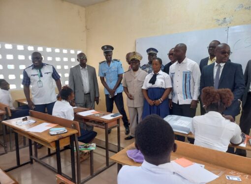 Bondoukou : Les épreuves du Baccalauréat 2025 lancées  au collège privé Amadou Gon Coulibaly.