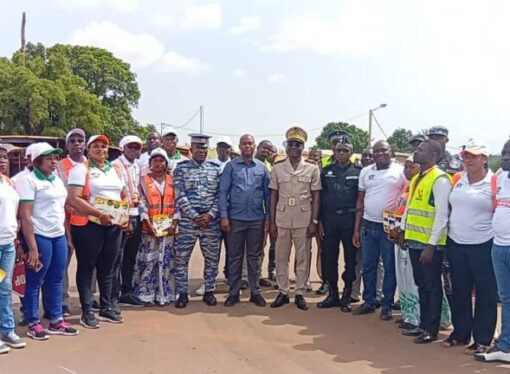 Songon: la 29e semaine nationale de la sécurité routière lancée sous le signe de la vigilance en saison pluvieuse.