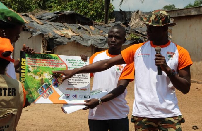 Soubré: l’Office Ivoirien des Parcs et Réserves a lancé un projet ambitieux de gestion durable du paysage autour de la rivière Ana.