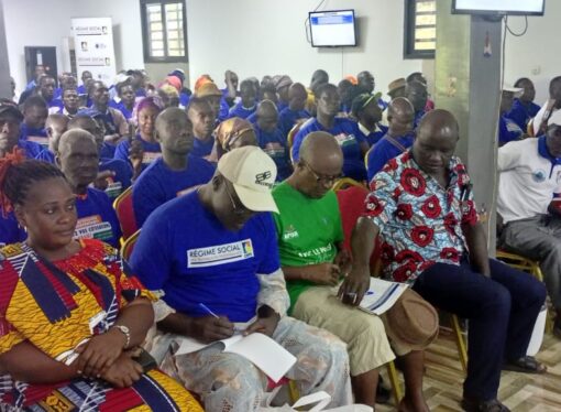 Agboville: La CNPS sensibilisation sur la prévention des risques d’accident et de maladies à l’intention des agriculteurs de Grand-Morié.