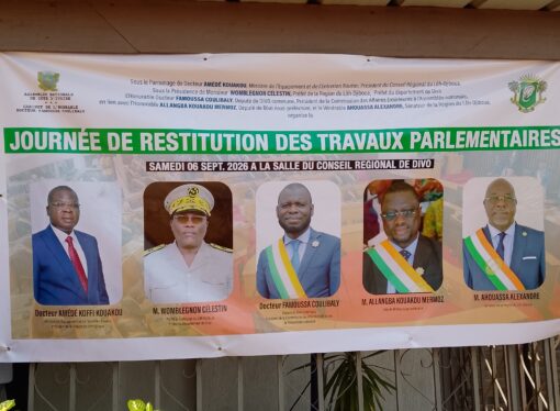 Divo: le député fait le point de ses activités lors d’une journée de restitution des travaux parlementaires