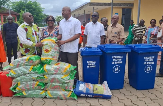 Soubré: le Maire soulage les familles vulnérables