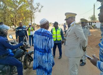 Boundiali: Les autorités administratives et forces de l’ordre se donnent les moyens pour réduire au maximum le nombre d’accident dans la ville