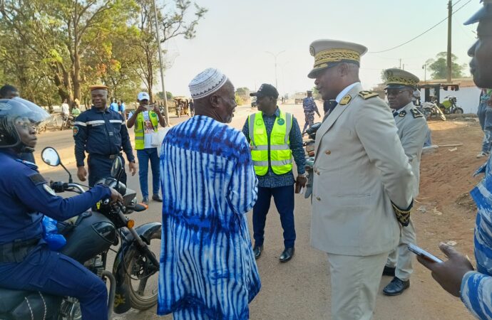 Boundiali: Les autorités administratives et forces de l’ordre se donnent les moyens pour réduire au maximum le nombre d’accident dans la ville