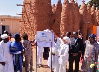 Kouto: la plaque nominative de la mosquée de type soudanais dévoilée.