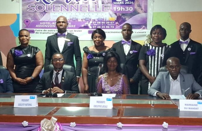 Soubré : le comité directeur local de la JCI prête serment et présente ses projets 2026